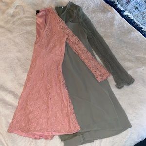 Bundle of 2 long sleeve dress
